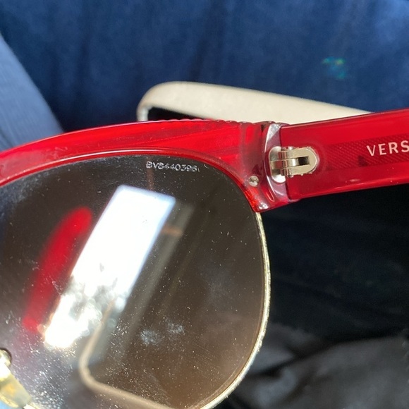 Versace / red Sunglasses Brown Havana wayfarer Square 4222 main image 4